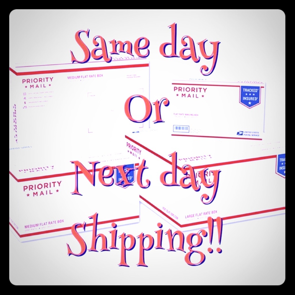 Same day or next day shipping!
